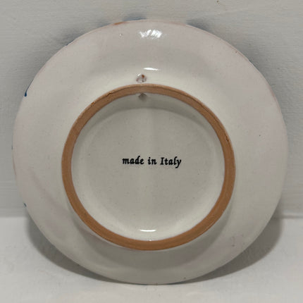 Piattino in Ceramica Artigianale Napoletana - Decoro Limoni