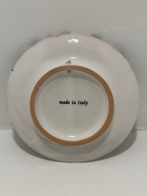 Piattino in Ceramica Artigianale Napoletana - Decoro Limoni