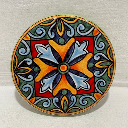 Magneti in Ceramica Dipinta a Mano - Maioliche (Ø 6cm)