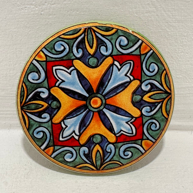 Magneti in Ceramica Dipinta a Mano - Maioliche (Ø 6cm)