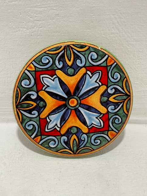 Magneti in Ceramica Dipinta a Mano - Maioliche (Ø 6cm)
