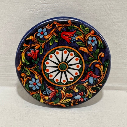 Magneti in Ceramica Dipinta a Mano - Maioliche (Ø 6cm)