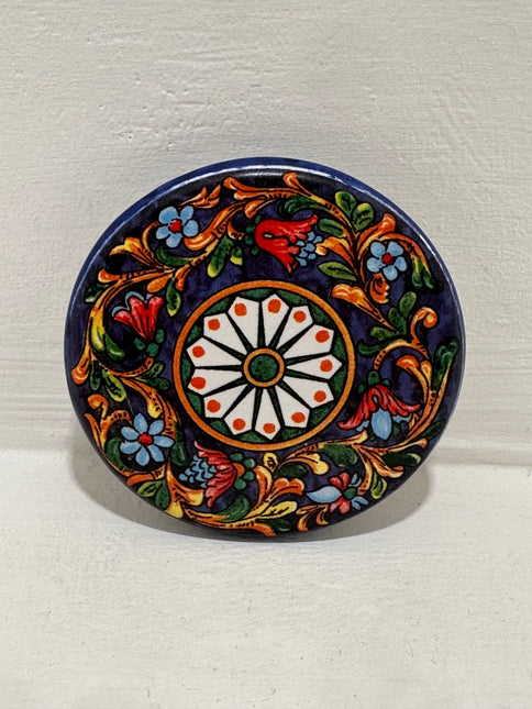 Magneti in Ceramica Dipinta a Mano - Maioliche (Ø 6cm)