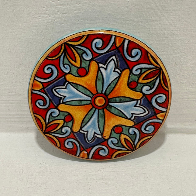 Magneti in Ceramica Dipinta a Mano - Maioliche (Ø 6cm)