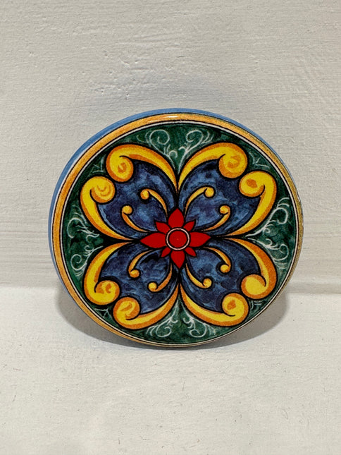Magneti in Ceramica Dipinta a Mano - Maioliche (Ø 6cm)