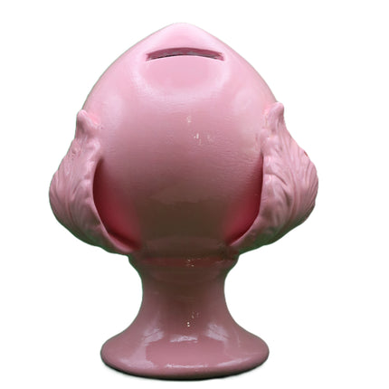Pumo Pugliese Salvadanaio in Ceramica 17cm - Portafortuna Artigianale Fatto a Mano - Complemento d'Arredo Design Puglia - Idea Regalo Casa Nuova