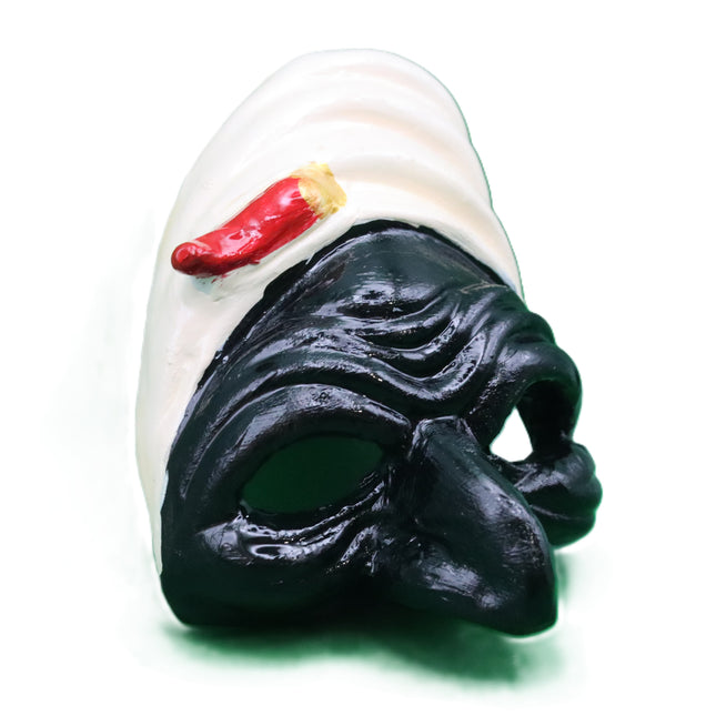 L'Anima di Napoli: Maschera di Pulcinella Fatta a Mano per i tuoi Eventi,Ideale per Cerimonie e Arredo.