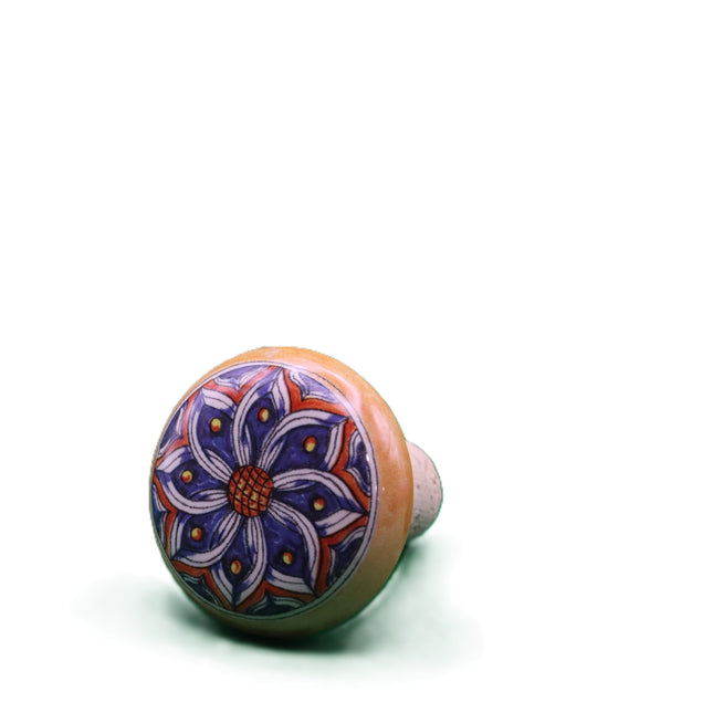 Tappi Bottiglia in Sughero e Ceramica Artigianale Italiana - Maioliche