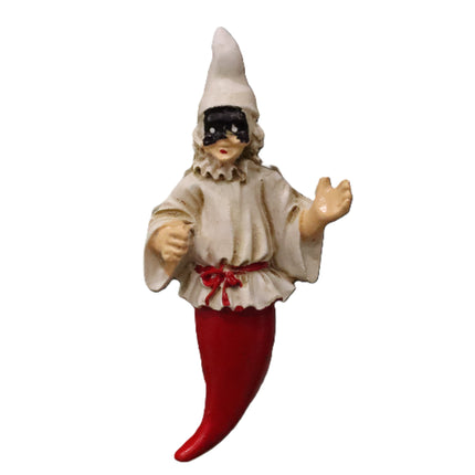 Calamite Napoli in Ceramica - Magneti Pulcinella, Scritte Buon Augurio e Vedute Napoletane - Souvenir Napoletano Fatto a Mano - Regalo Portafortuna