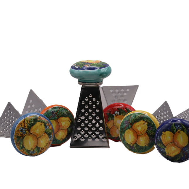 "Tappo d'Arte" Grater – The Utensil that Decorates Your Table. An original gift or wedding favor idea.