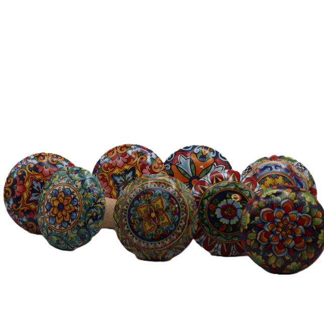 Cork and Artisan Italian Ceramic Bottle Stoppers - Maiolica