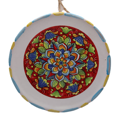 Piattino in Ceramica Artigianale Napoletana - Decoro Maioliche