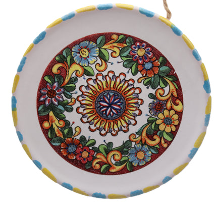 Piattino in Ceramica Artigianale Napoletana - Decoro Maioliche