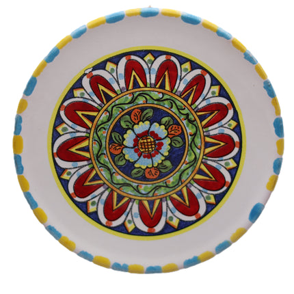 Piattino in Ceramica Artigianale Napoletana - Decoro Maioliche