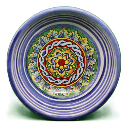Ciotoline in Ceramica Dipinte a Mano - Set Aperitivo Limoni e Maioliche - Salsiere Colorate in Stile Mediterraneo - Regalo Home Decor Made in Italy
