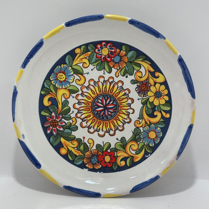 Piattino in Ceramica Artigianale Napoletana - Decoro Maioliche