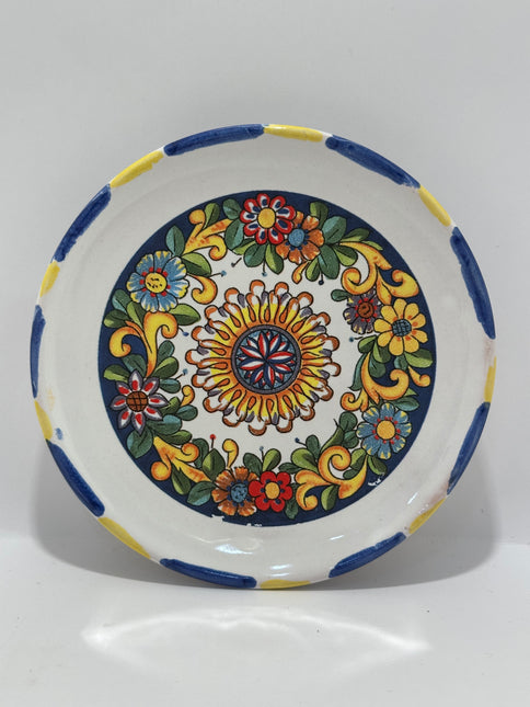 Piattino in Ceramica Artigianale Napoletana - Decoro Maioliche