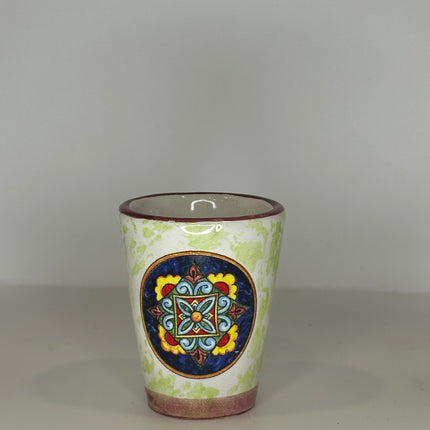 Bicchierini Limoncello in Ceramica Artigianale - Decoro Maioliche