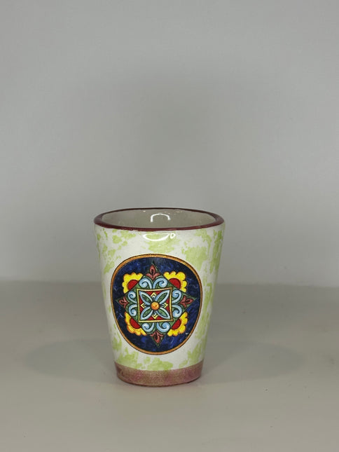 Bicchierini Limoncello in Ceramica Artigianale - Decoro Maioliche