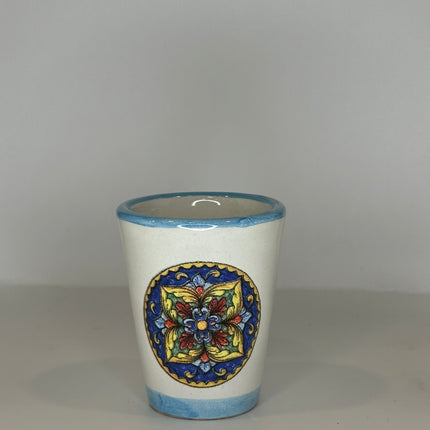 Bicchierini Limoncello in Ceramica Artigianale - Decoro Maioliche