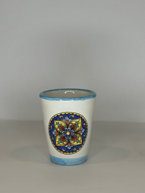 Bicchierini Limoncello in Ceramica Artigianale - Decoro Maioliche