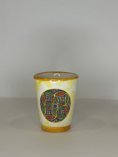 Bicchierini Limoncello in Ceramica Artigianale - Decoro Maioliche