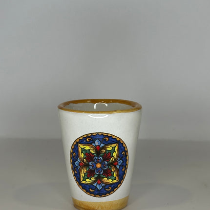 Bicchierini Limoncello in Ceramica Artigianale - Decoro Maioliche