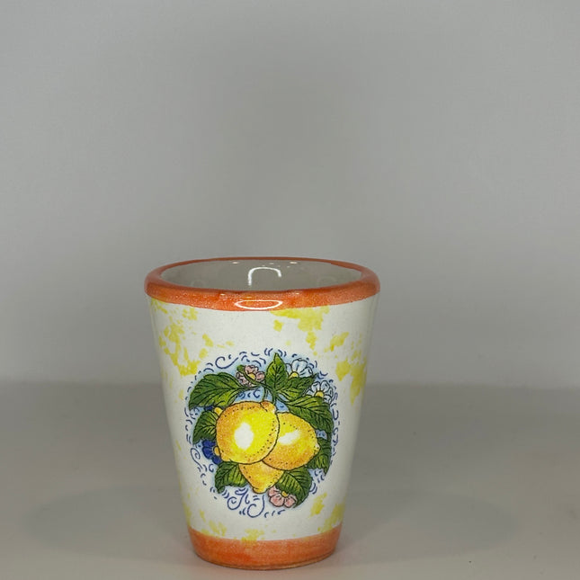 Handmade Ceramic Limoncello Shot Glasses - Lemon Decor
