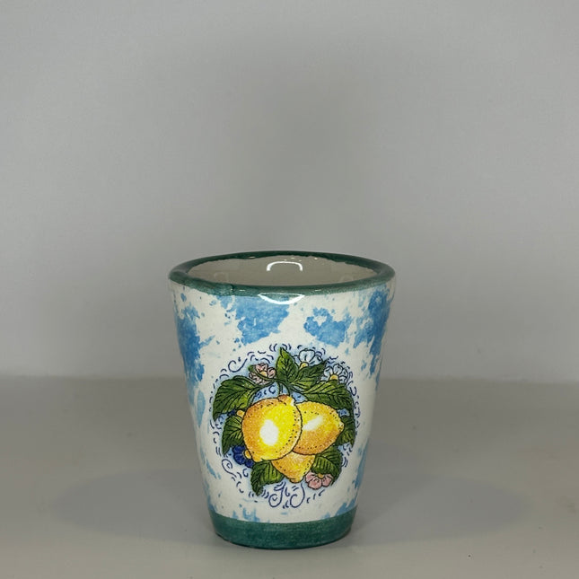 Handmade Ceramic Limoncello Shot Glasses - Lemon Decor