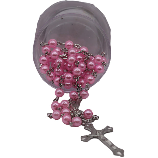 Rosario Colorato con Grani in vari colori-Corona del Rosario Classica - Accessorio Preghiera e Meditazione - Made in Italy