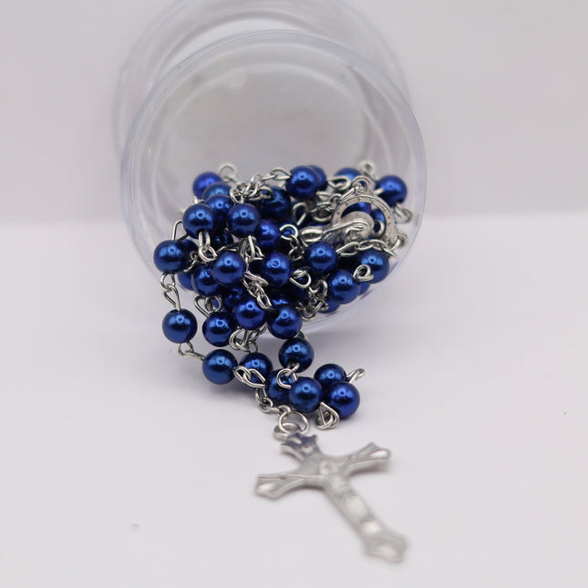 Rosario Colorato con Grani in vari colori-Corona del Rosario Classica - Accessorio Preghiera e Meditazione - Made in Italy