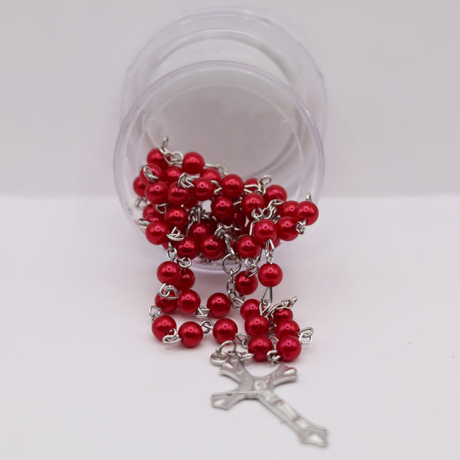 Rosario Colorato con Grani in vari colori-Corona del Rosario Classica - Accessorio Preghiera e Meditazione - Made in Italy