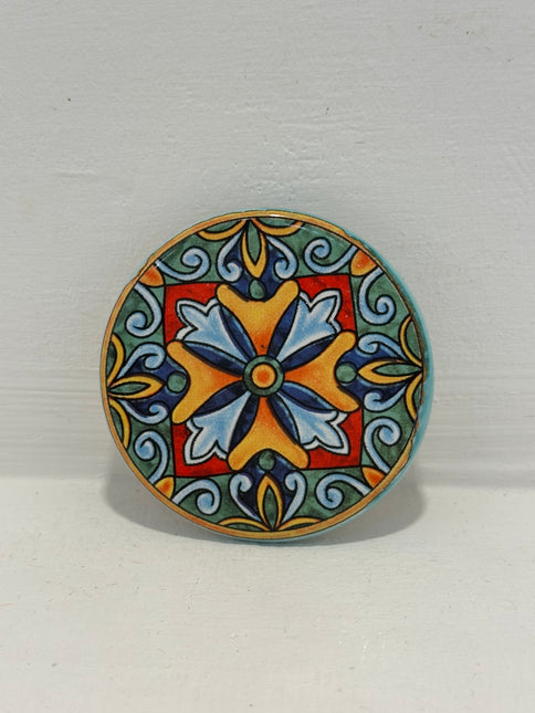 Magneti in Ceramica Dipinta a Mano - Maioliche (Ø 6cm)