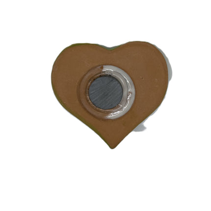 Calamita Ceramica a Forma di Cuore - Soggetti Assortiti Limoni/Maioliche