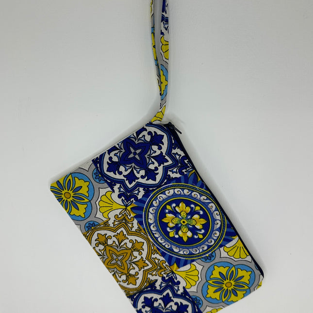 Pochette "Essenza Mediterranea" in Puro Cotone – Fantasie Limoni e Maioliche