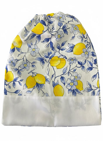 Portapane in 100% Cotone Made in Italy – Fantasia Limoni di Sicilia