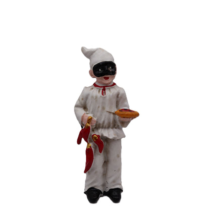 Calamite Napoletane in Resina  Artigianale, Magneti Frigo Totò e Pulcinella, Souvenir Napoli e Corni Portafortuna
