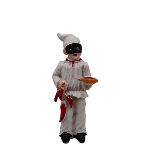 Calamite Napoletane in Resina  Artigianale, Magneti Frigo Totò e Pulcinella, Souvenir Napoli e Corni Portafortuna