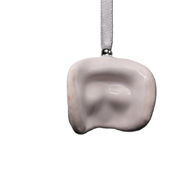 Pulcinella Ceramic Hanging Mask, Colored Mini Amulet 3 cm, Traditional Neapolitan Craft, Lucky Charm Italy Souvenir