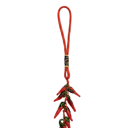Cornicello Portafortuna Napoletano in Vetro Soffiato - Rosso Scaramantico