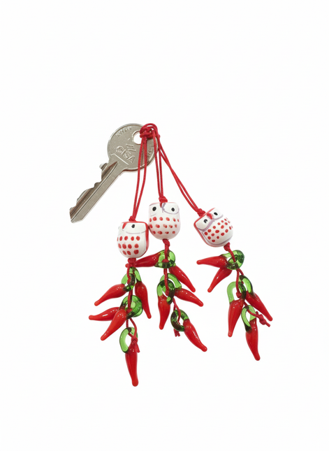 Ciondoli Gufetto Portafortuna – Set Regalo  (Pack da 3 o 10) , IDEA REGALO SCARAMANTICO.