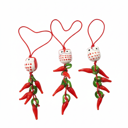 Ciondoli Gufetto Portafortuna – Set Regalo  (Pack da 3 o 10) , IDEA REGALO SCARAMANTICO.