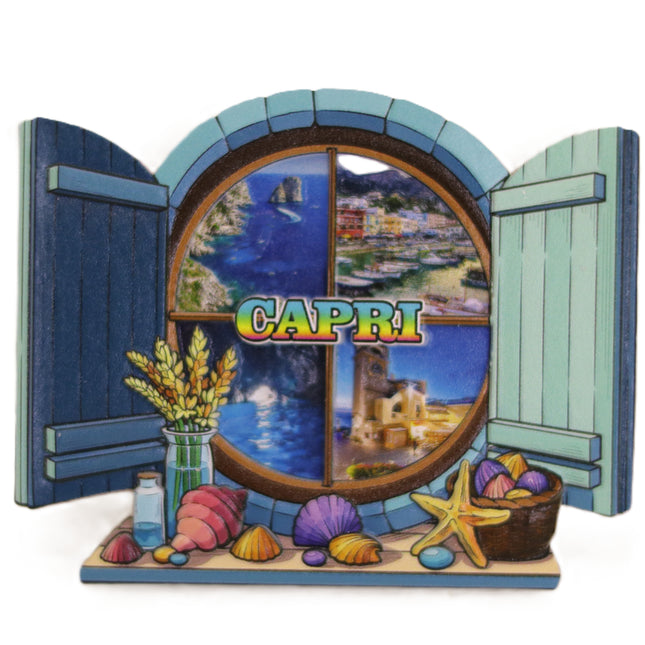 The Gulf in a Magnet: Naples, Capri, Ischia, and Positano – 3D Resin Magnets of the Most Beautiful Places