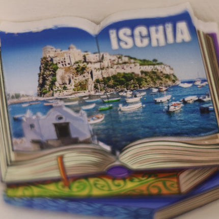 Il Golfo in una Calamita: Napoli, Capri, Ischia e Positano – Magneti in Resina 3D dei Posti più Belli