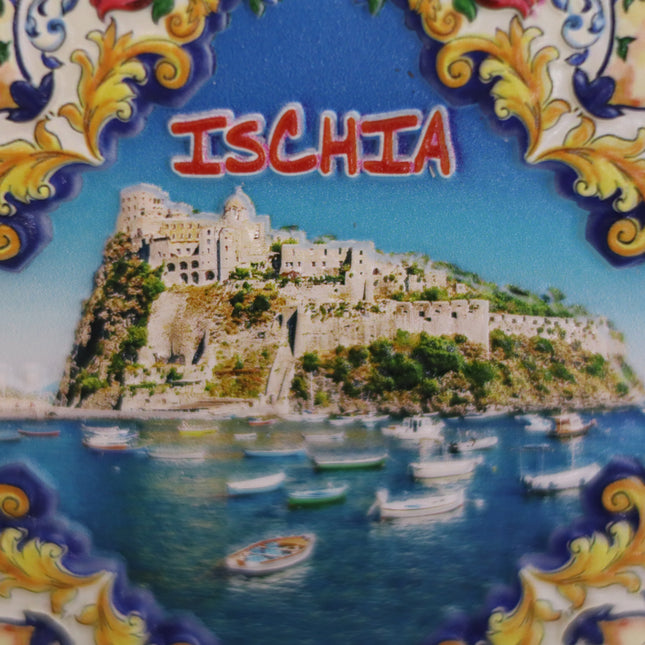 The Gulf in a Magnet: Naples, Capri, Ischia, and Positano – 3D Resin Magnets of the Most Beautiful Places
