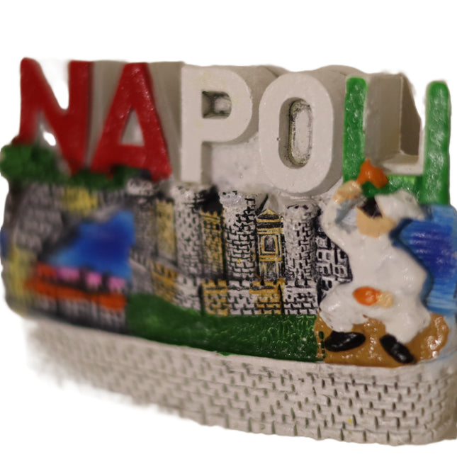 The Gulf in a Magnet: Naples, Capri, Ischia, and Positano – 3D Resin Magnets of the Most Beautiful Places