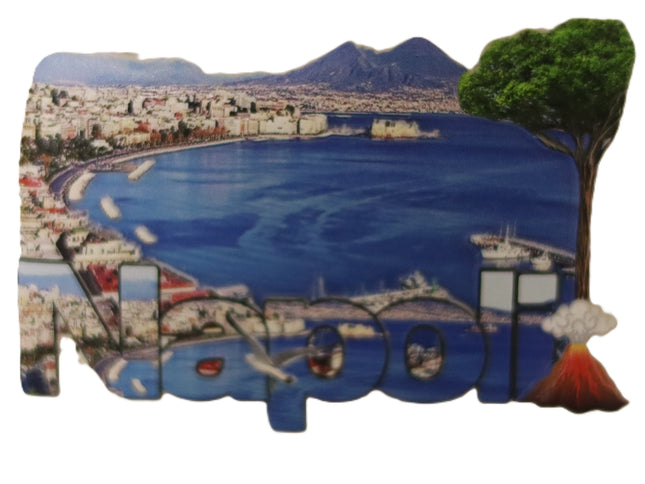 Il Golfo in una Calamita: Napoli, Capri, Ischia e Positano – Magneti in Resina 3D dei Posti più Belli
