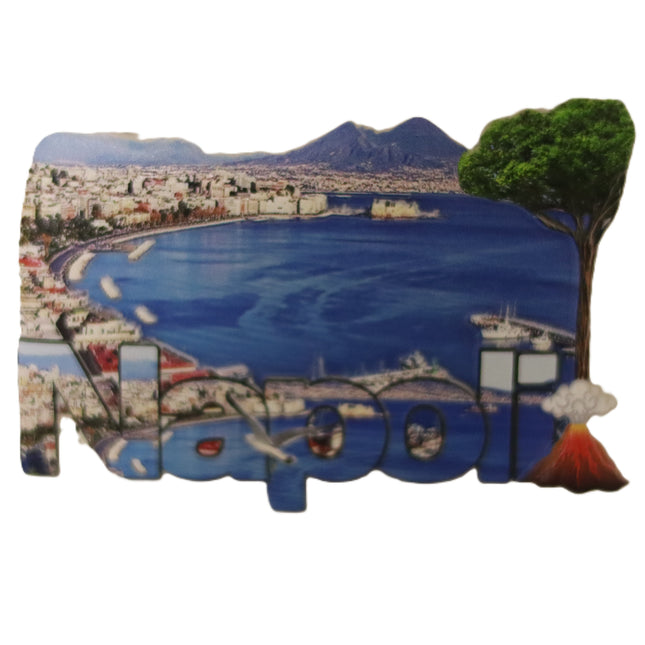 The Gulf in a Magnet: Naples, Capri, Ischia, and Positano – 3D Resin Magnets of the Most Beautiful Places