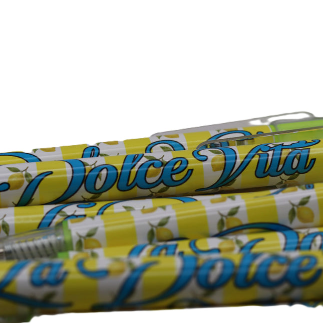 Penna Souvenir Napoli e Limoni – Penna Decorativa con Scritta Napoli, Grafica Limoni Gialli e Omaggio a Diego