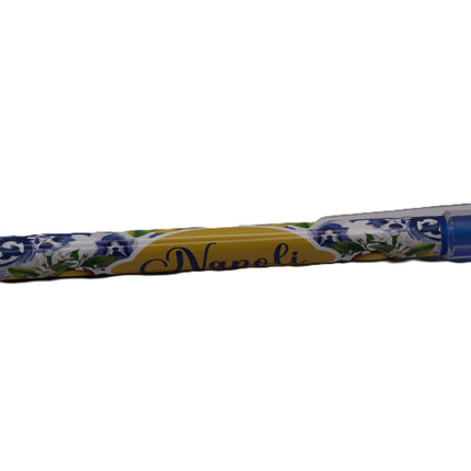 Penna Souvenir Napoli e Limoni – Penna Decorativa con Scritta Napoli, Grafica Limoni Gialli e Omaggio a Diego